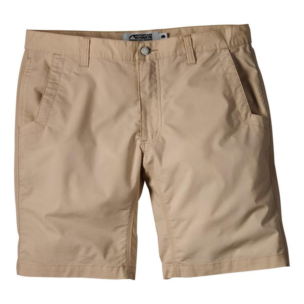 COPY - Khaki Stretch Poplin Short Slim Fit 8 inch inseam